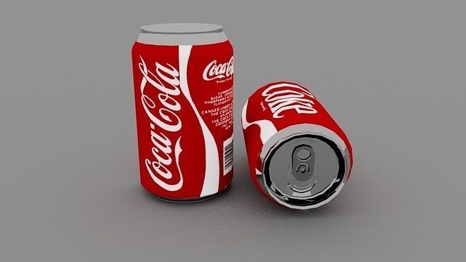 Coke Cane 3D model 4