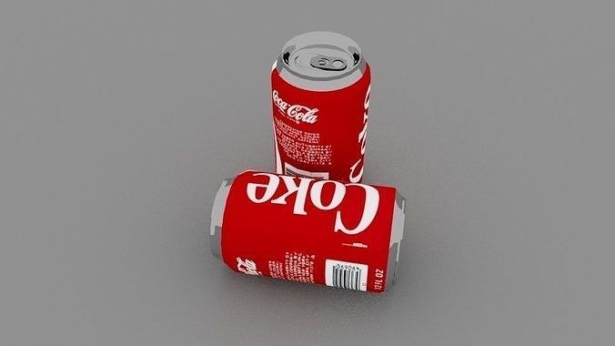 Coke Cane 3D model 2