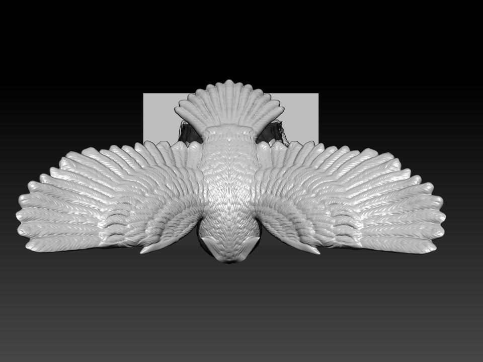 NCAA - RICE OWLS FOOTBALL MASCOT STATUE - 3D PRINT 3D print model_3