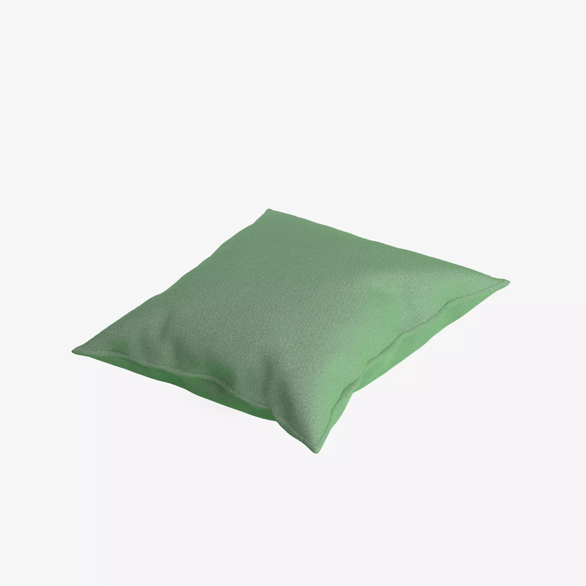 Fabric Pillow Low-poly 3D model_0