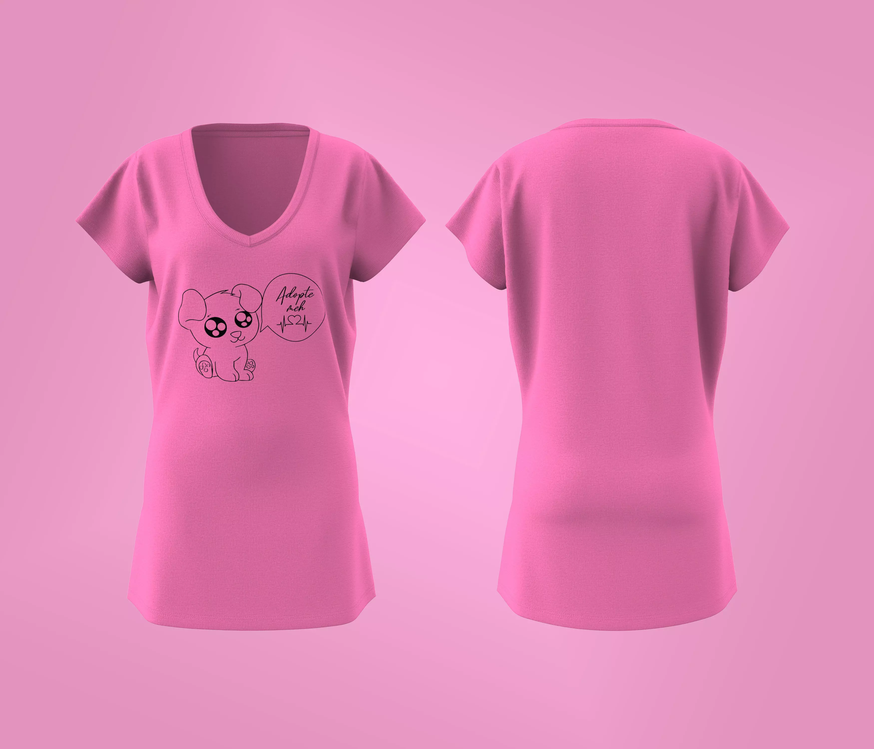 Women Fashion Long Tee Low-poly 3D model