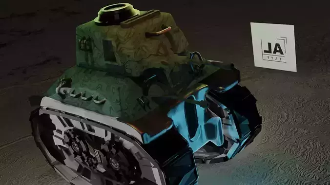 Stylized Toon Tank Stylized