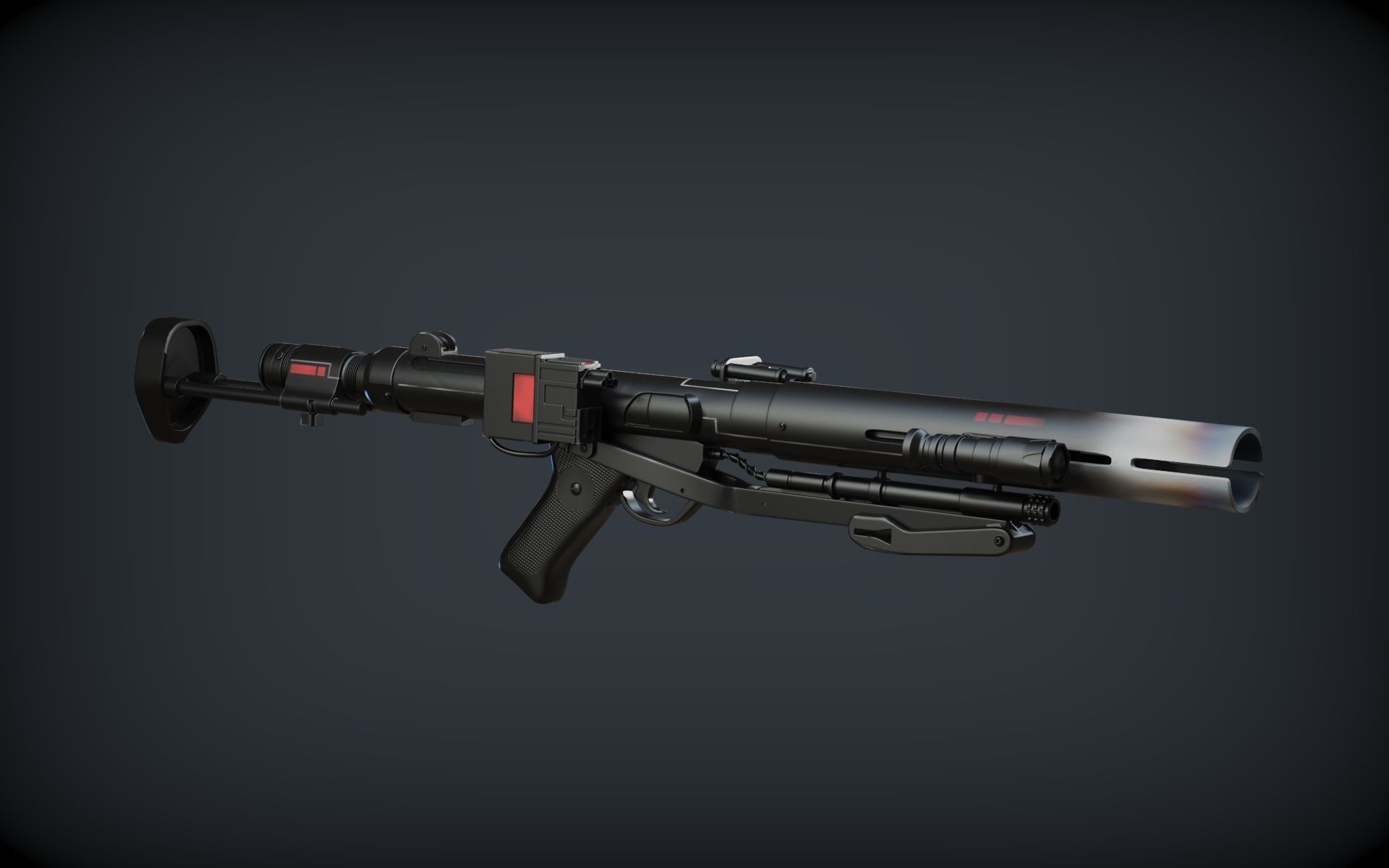 DEATH TROOPER ARMOR specialist armor included add e-11d rifle 3D print model_3