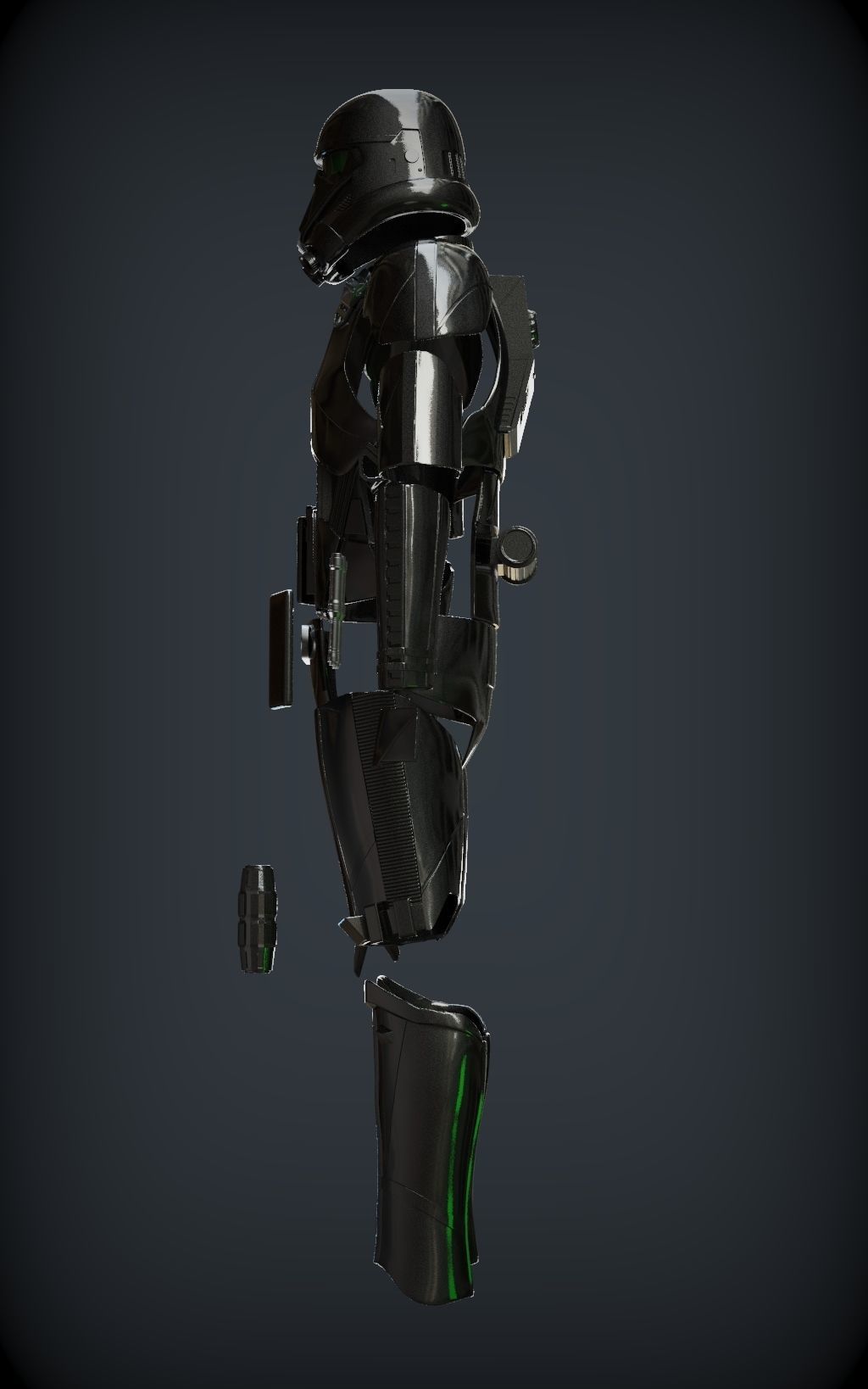 DEATH TROOPER ARMOR specialist armor included add e-11d rifle 3D print model_6