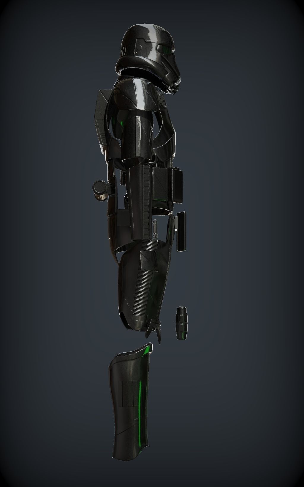 DEATH TROOPER ARMOR specialist armor included add e-11d rifle 3D print model_7