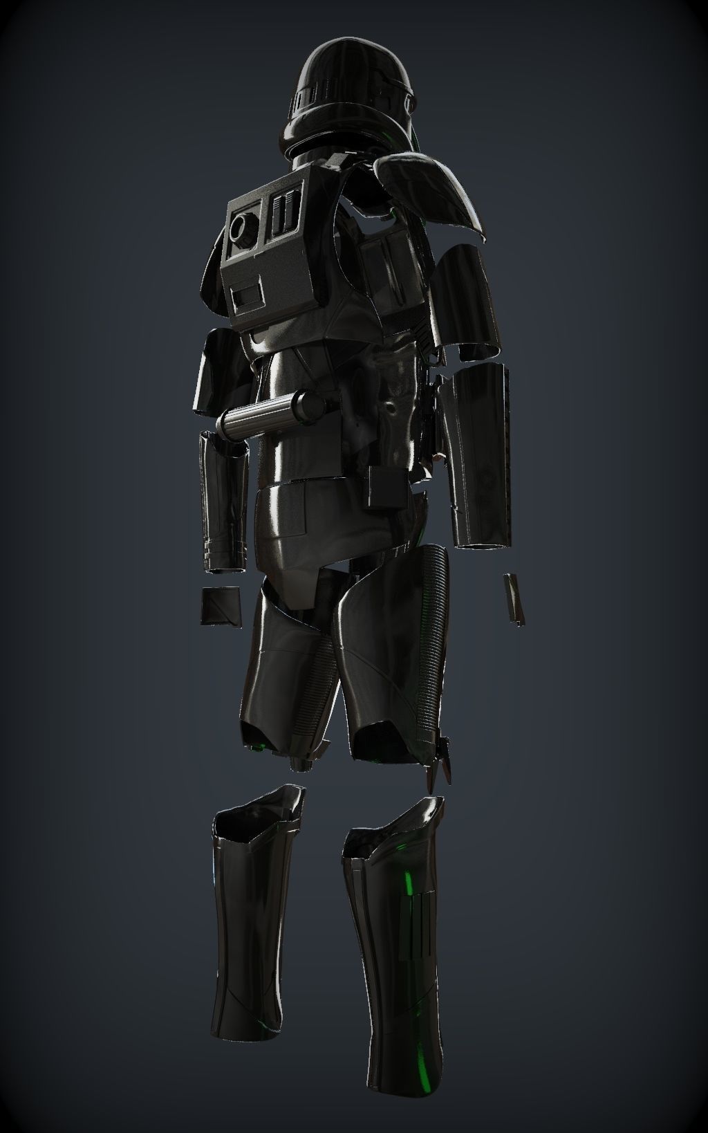 DEATH TROOPER ARMOR specialist armor included add e-11d rifle 3D print model_9