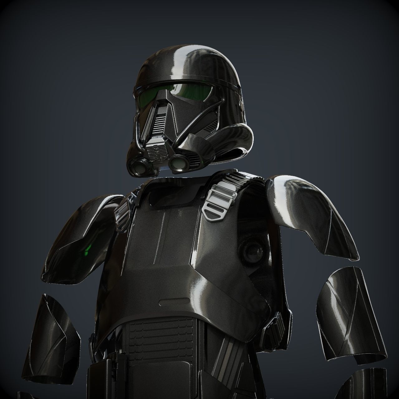 DEATH TROOPER ARMOR specialist armor included add e-11d rifle 3D print model_5