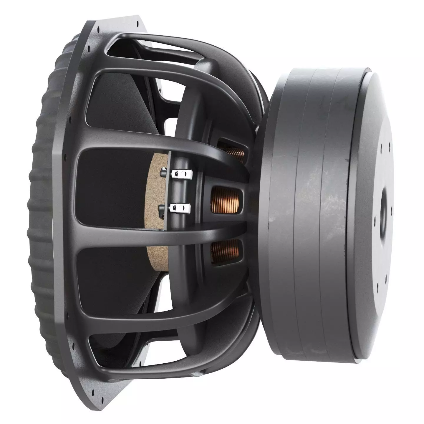 Powerful subwoofer Pride S5 15 3D model_0