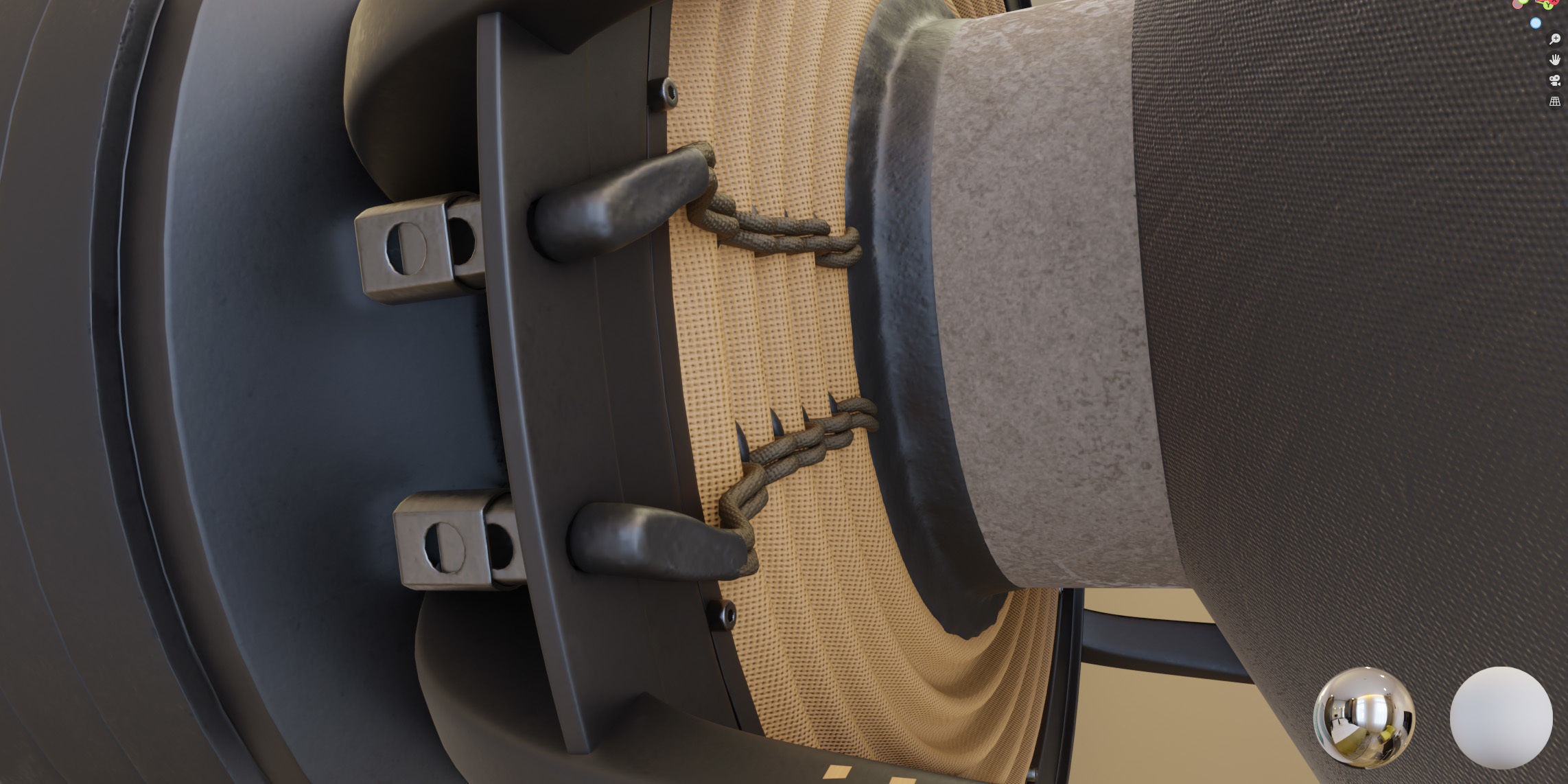 Powerful subwoofer Pride S5 15 3D model_8