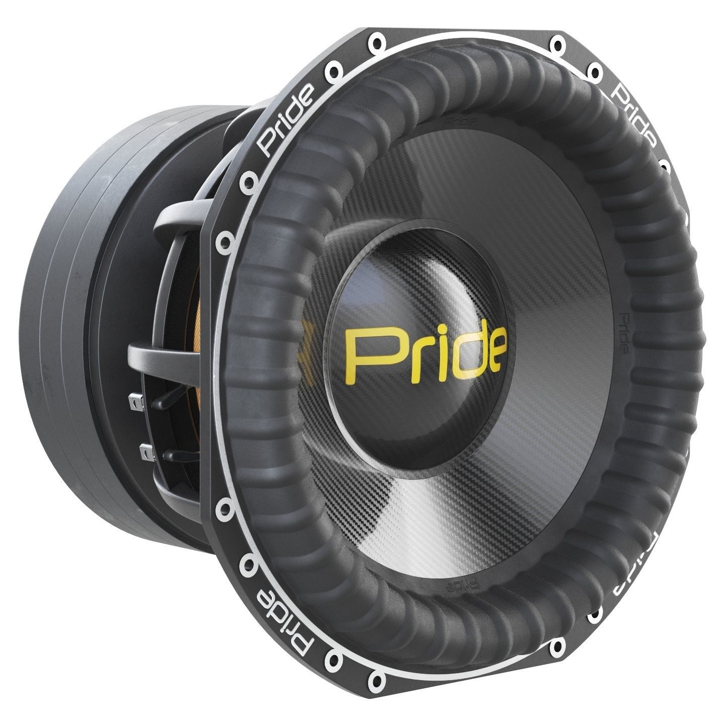 Powerful subwoofer Pride S5 15 3D model_3