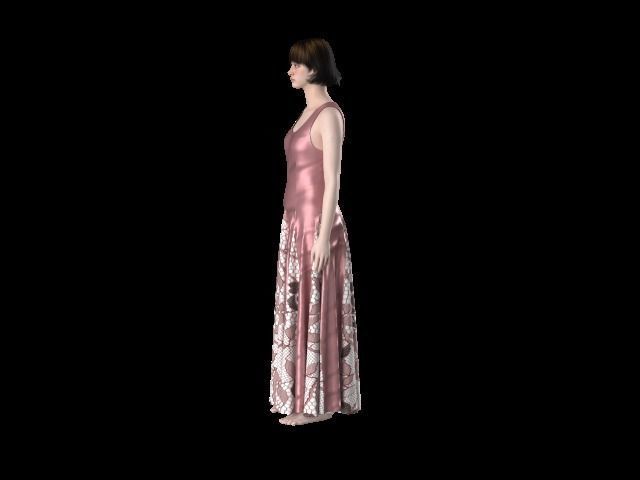 28 godet dress pattern 3D print model_4