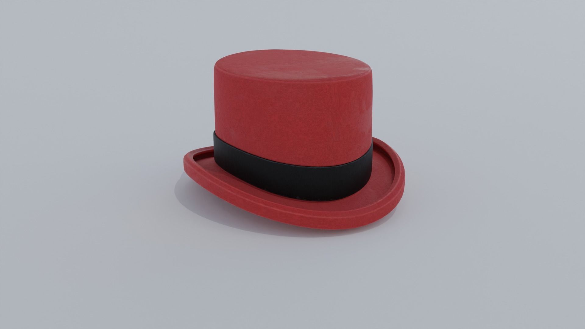 Top hat 3D models  Low-poly 3D model_4