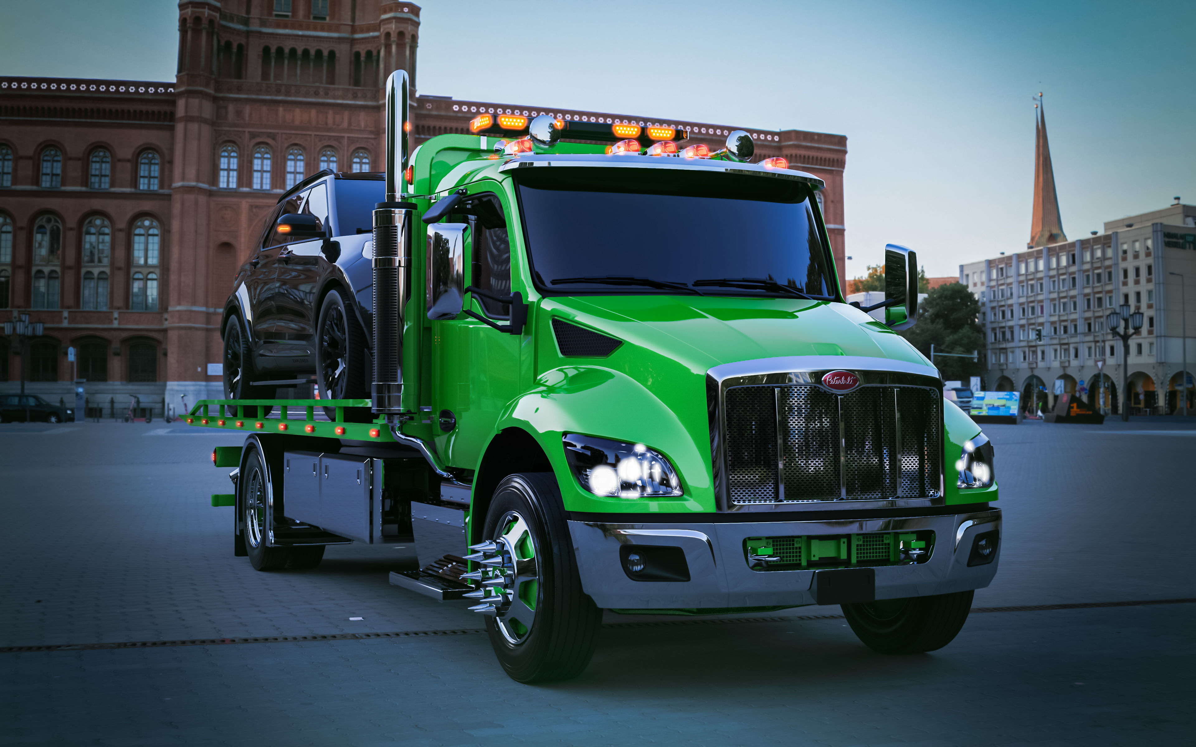 Peterbilt 537 2022 Tow Truck  3D model_3