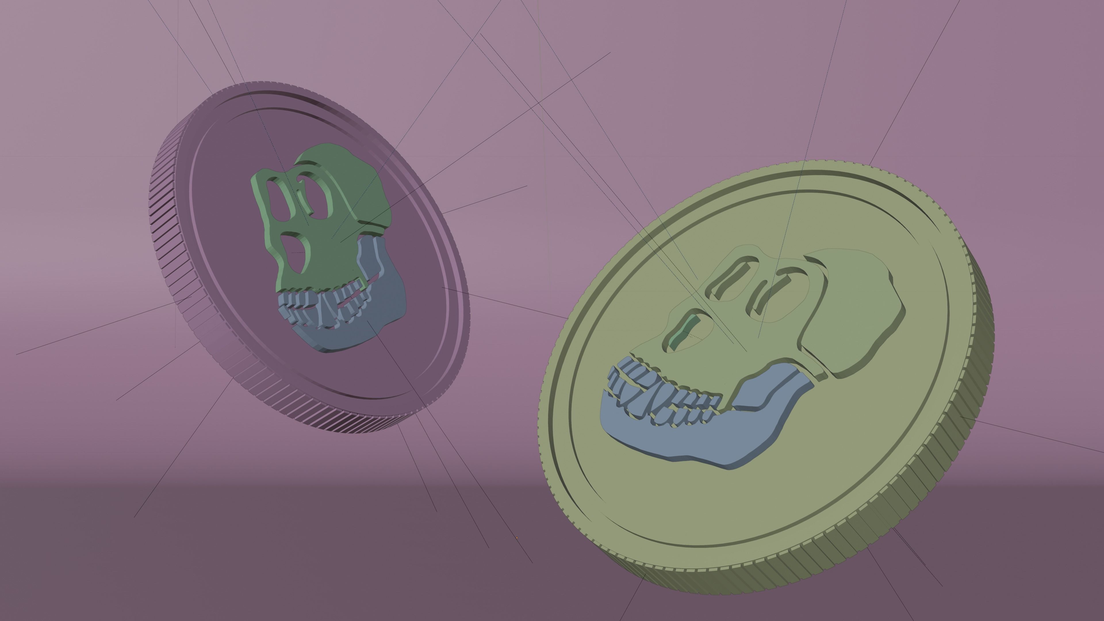 Ape Coin 3D Model 3D model_1