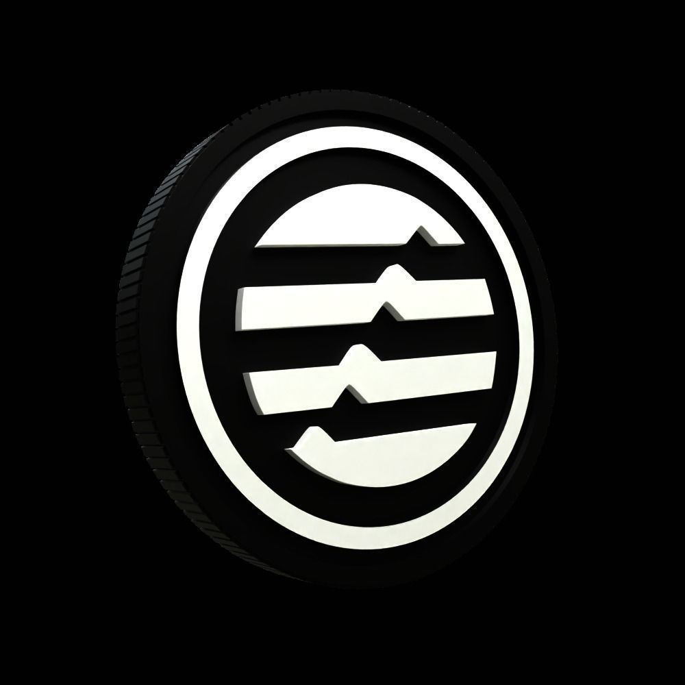 Aptos Coin 3D Model 3D model_3