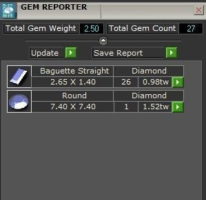 Round Diamond Ring 1203 3D print model_5