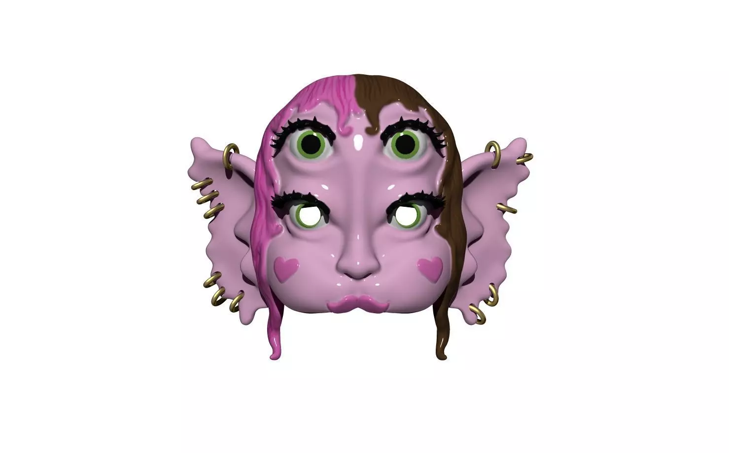 Portals mask melanie martinez 3D print model_0