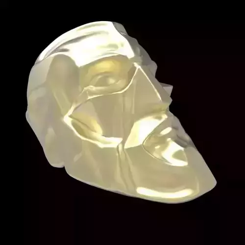 ligth version christ gaudi inspiration ring  3D print model
