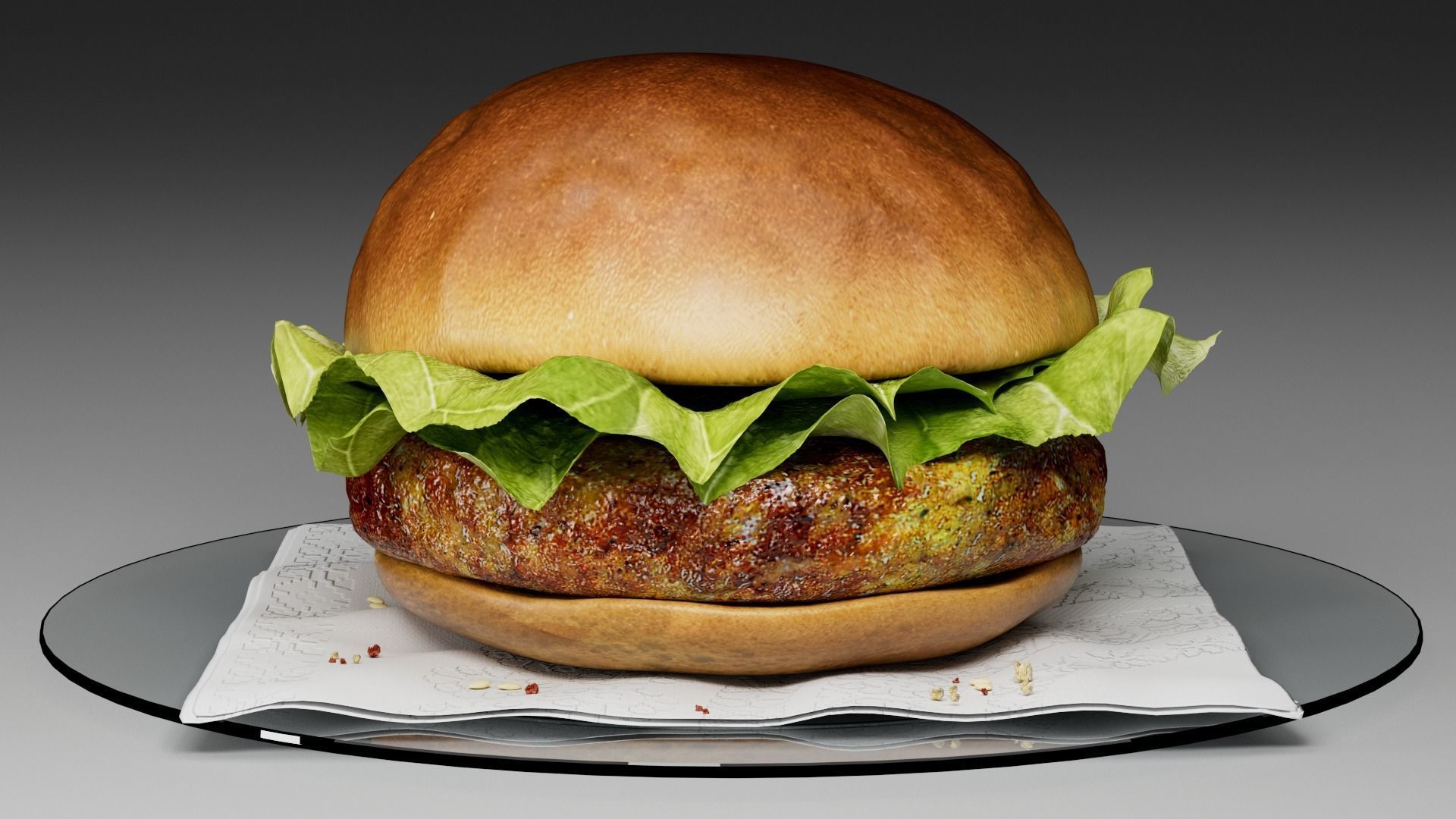 Hamburger classic  3D model_27