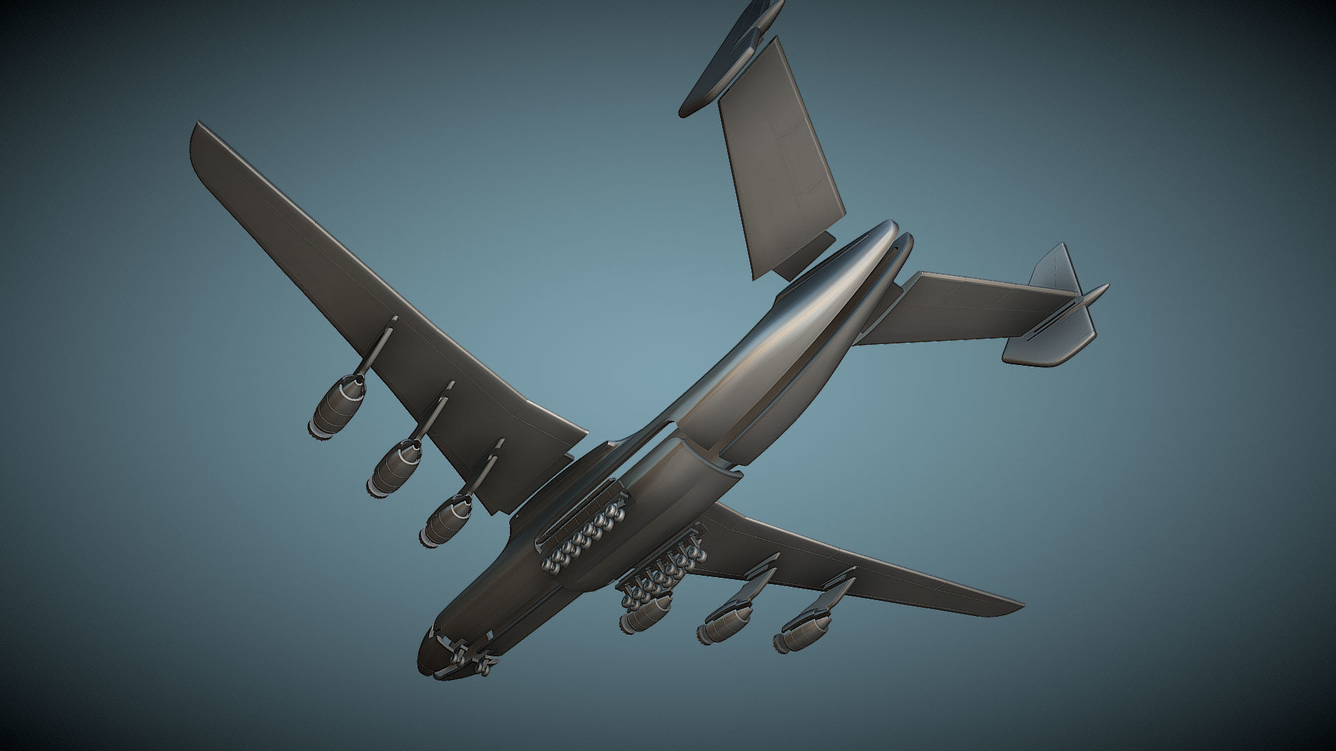 Antonov An-225 Mriya - 3D Printable Model 3D print model_4