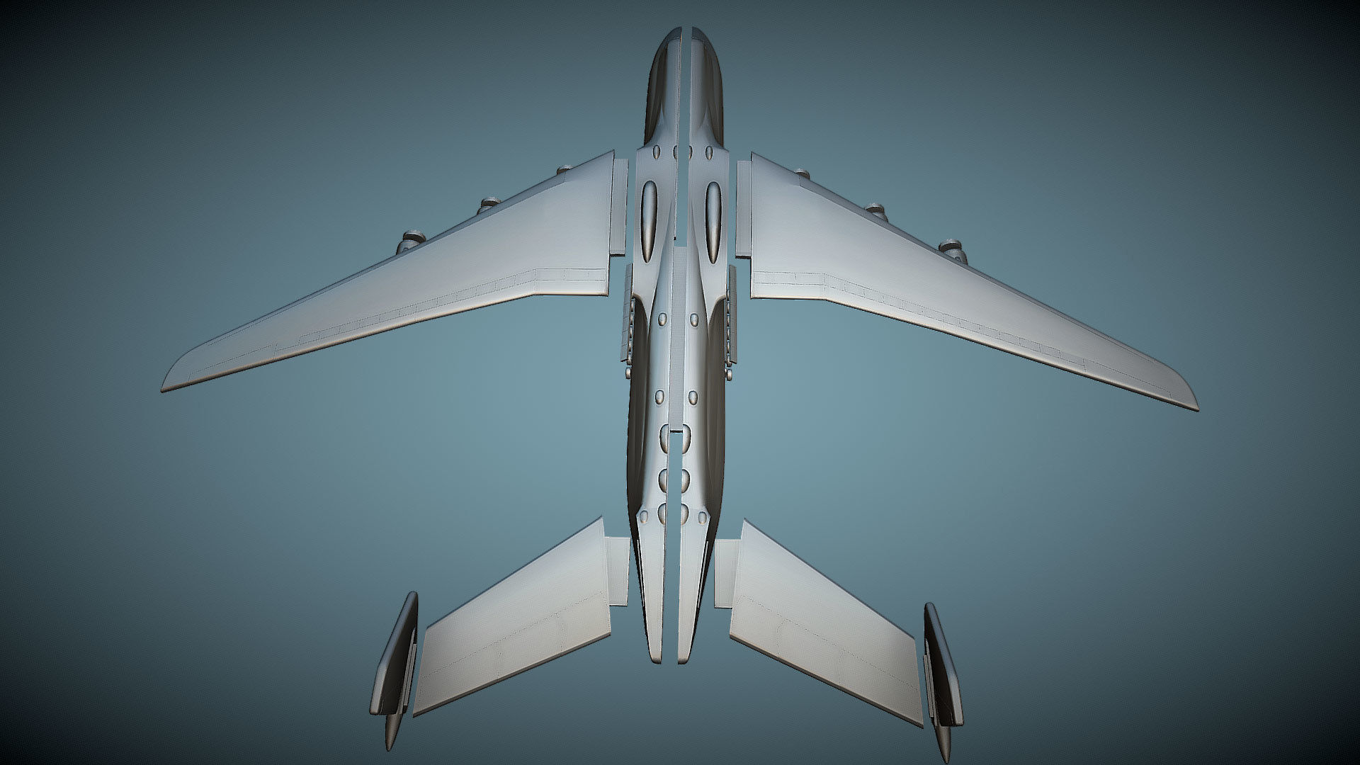Antonov An-225 Mriya - 3D Printable Model 3D print model_3