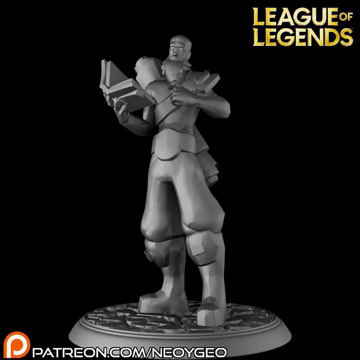 RYZE - LEAGUE OF LEGENDS 3D print model_0