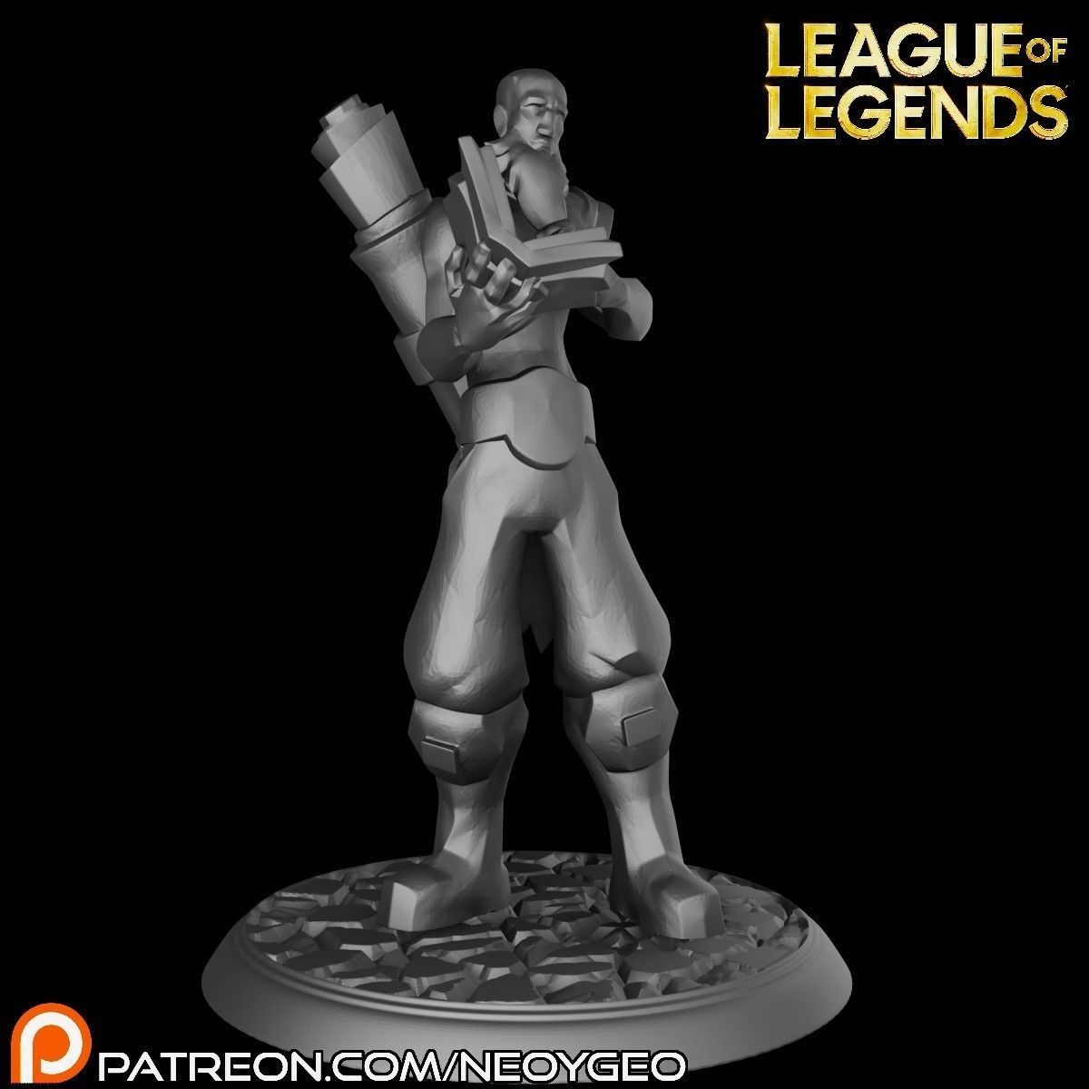 RYZE - LEAGUE OF LEGENDS 3D print model_2
