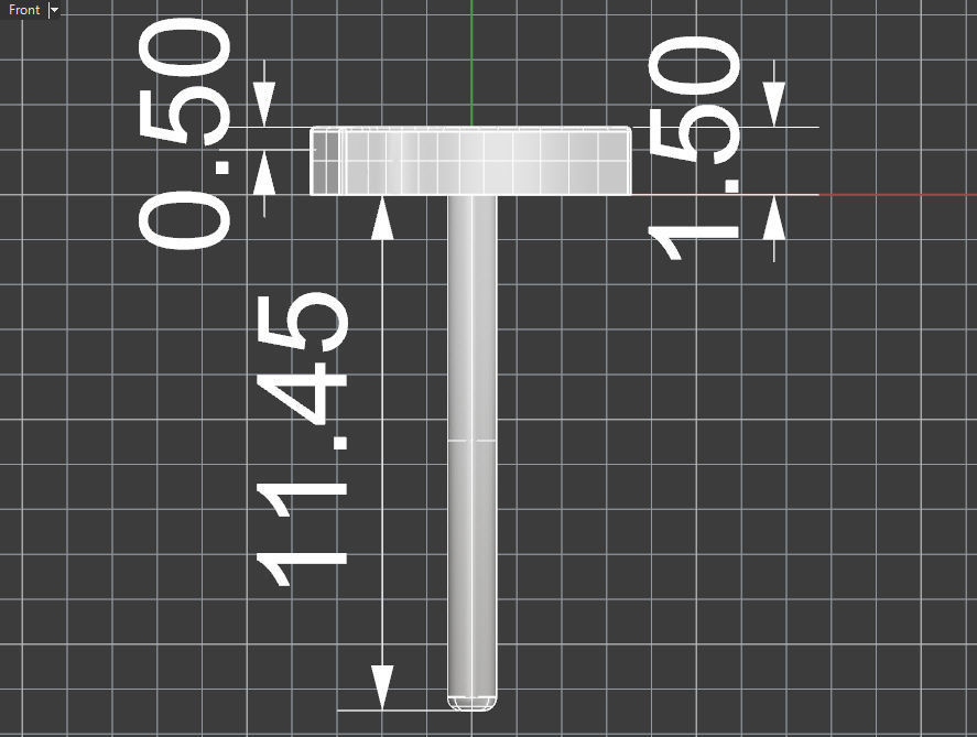 UK Pound currency symbol stud earring 3D Model Collection_13