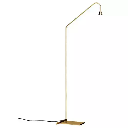 Floor designer lamp AustereW by Trizo gold