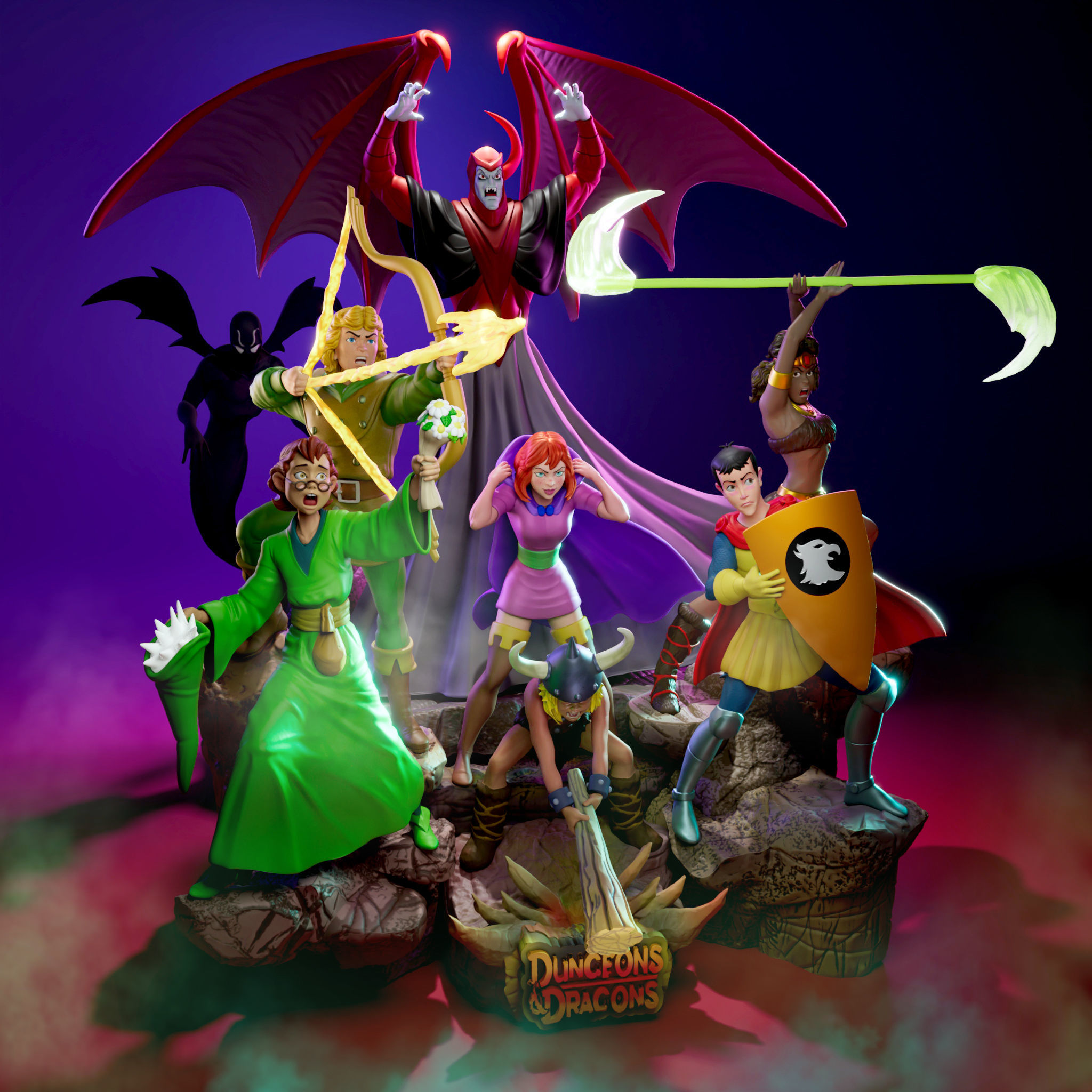 Venger and Shadow demon 3D print model_4