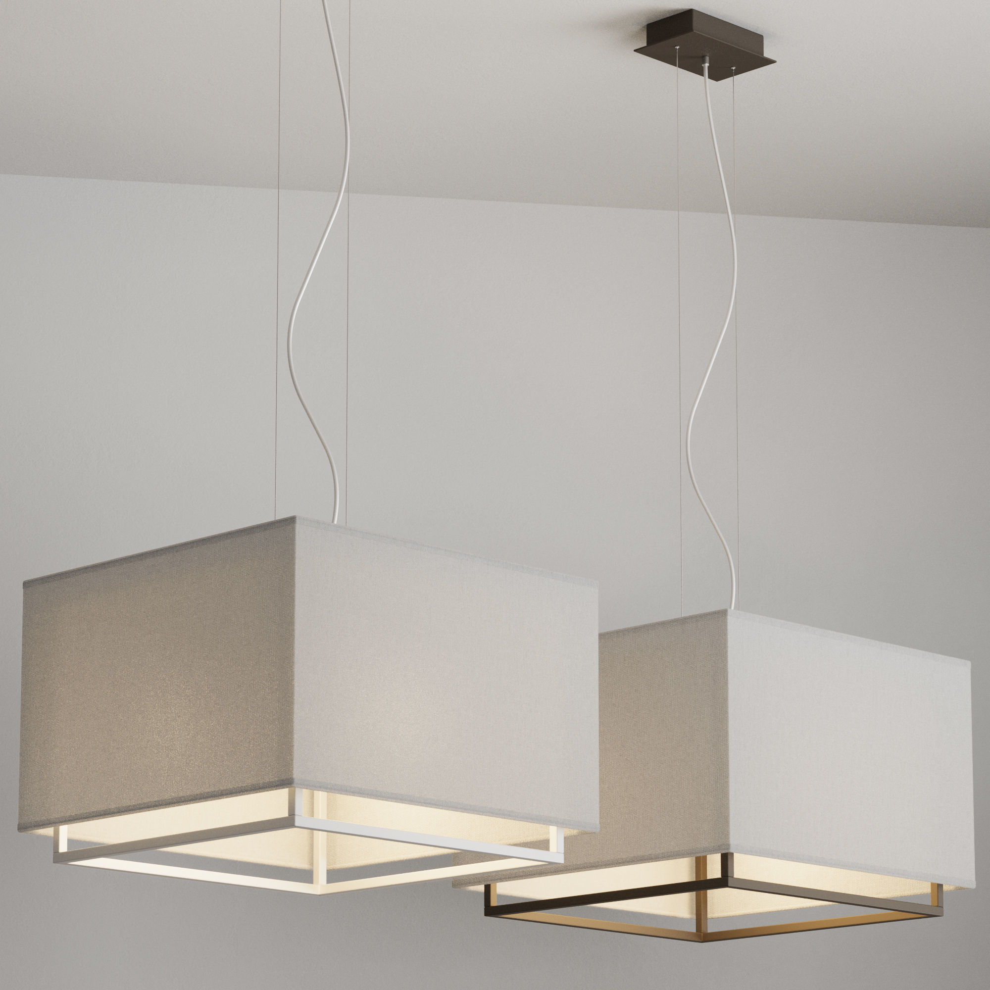 Pendant lamp Faro Barcelona VESPER 400 3D model_7