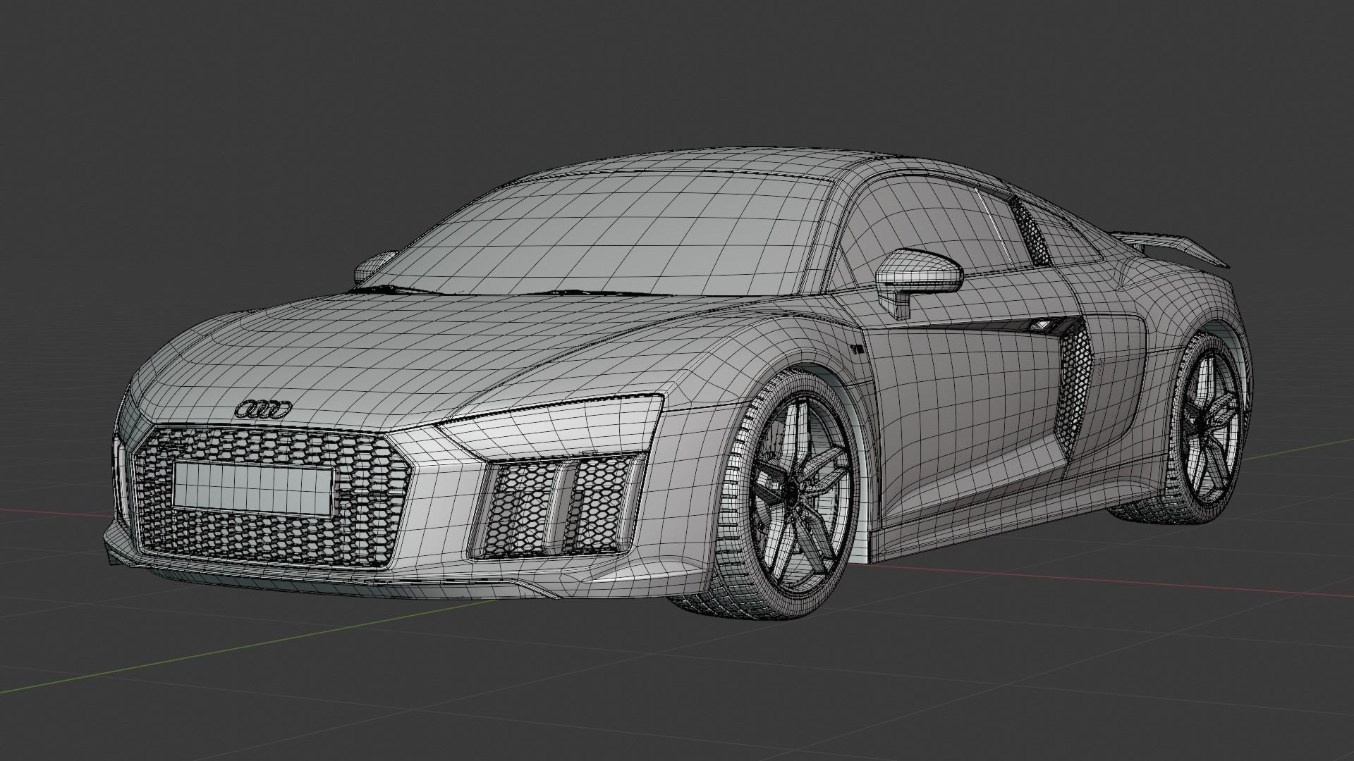 2016 Audi R8 V10 Plus 3D model_24