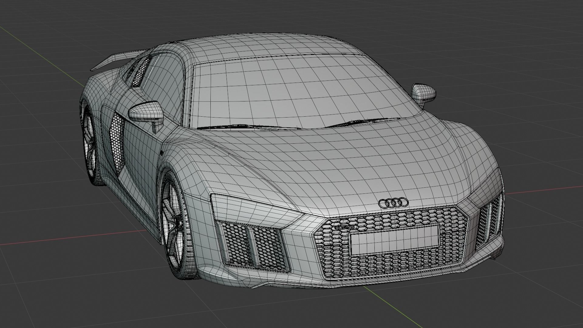 2016 Audi R8 V10 Plus 3D model_23