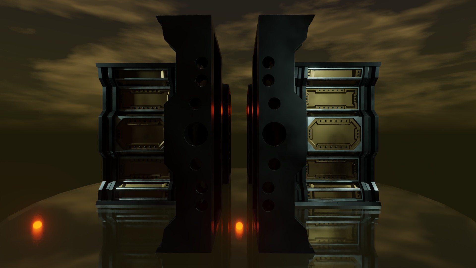 FULL MODULAR STEAMPUNK PACK -Rogue Film Productions Low-poly 3D model_56