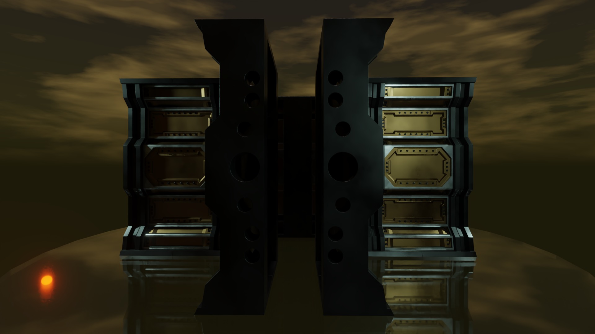 FULL MODULAR STEAMPUNK PACK -Rogue Film Productions Low-poly 3D model_68