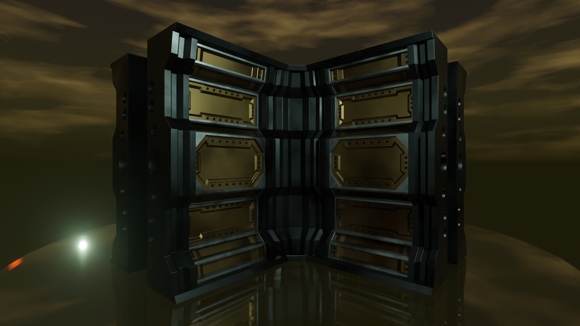 FULL MODULAR STEAMPUNK PACK -Rogue Film Productions Low-poly 3D model_55