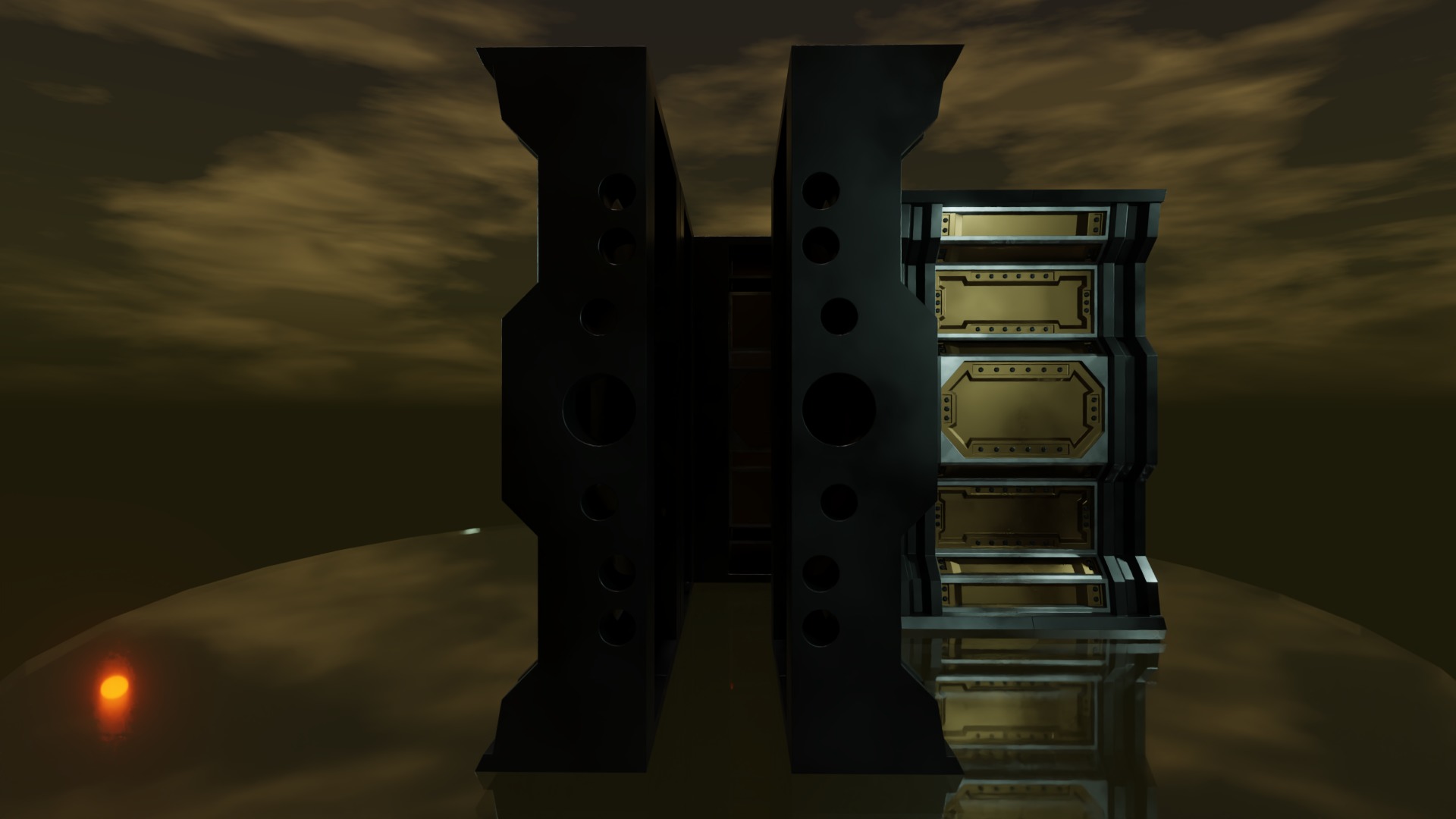 FULL MODULAR STEAMPUNK PACK -Rogue Film Productions Low-poly 3D model_52