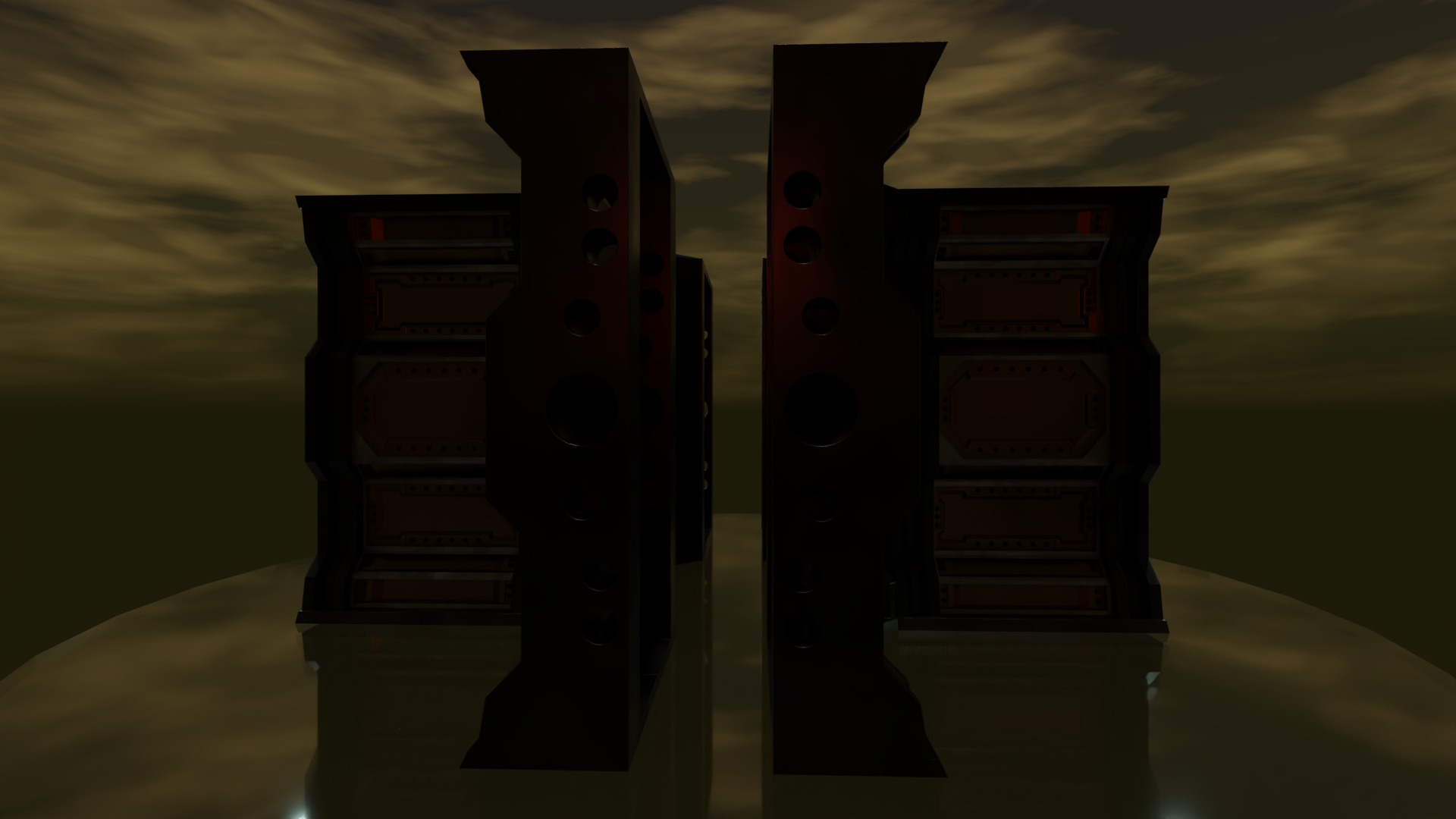 FULL MODULAR STEAMPUNK PACK -Rogue Film Productions Low-poly 3D model_60