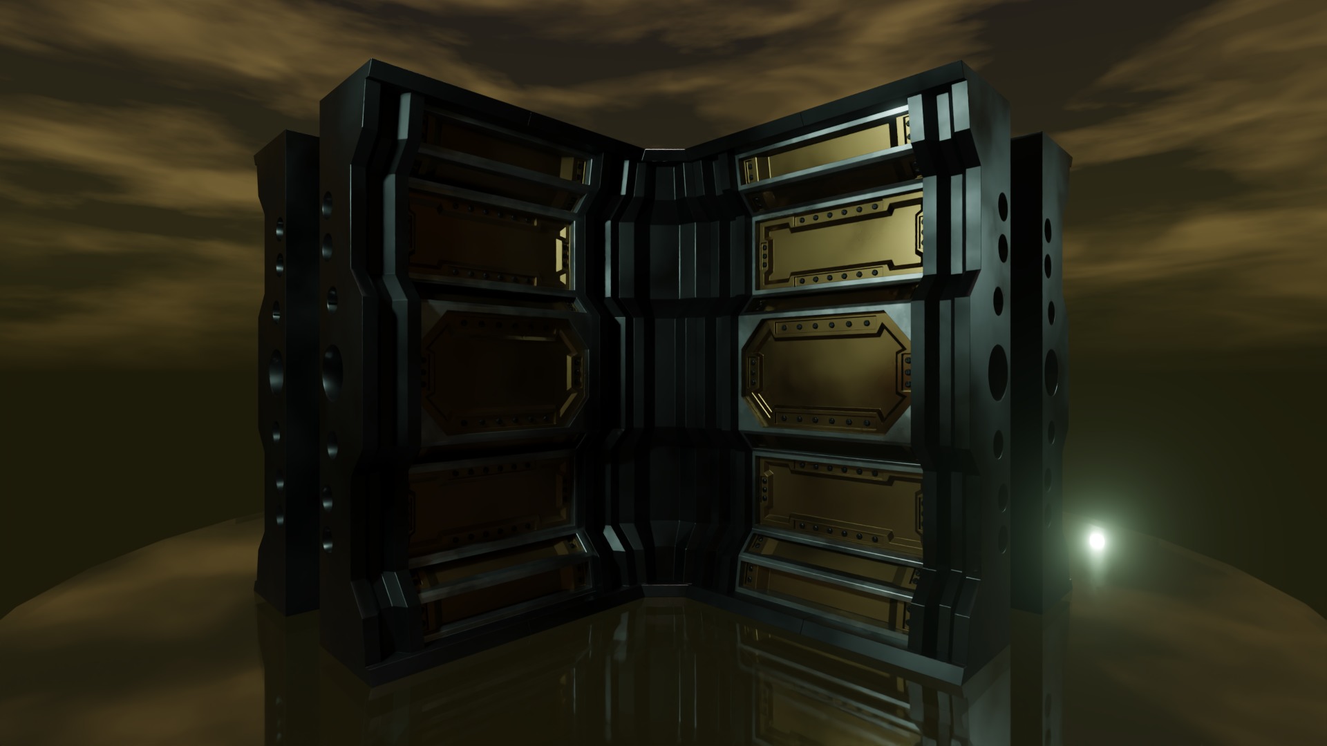 FULL MODULAR STEAMPUNK PACK -Rogue Film Productions Low-poly 3D model_57