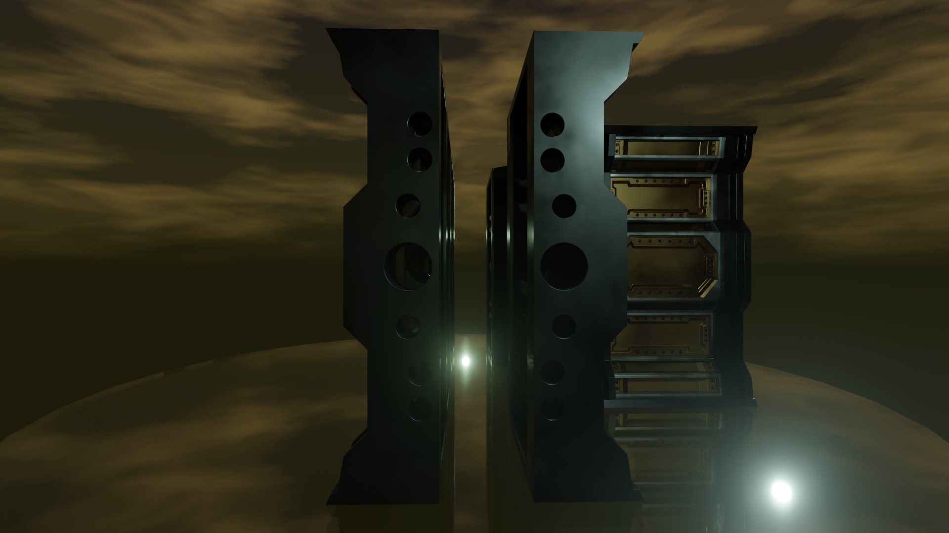 FULL MODULAR STEAMPUNK PACK -Rogue Film Productions Low-poly 3D model_66