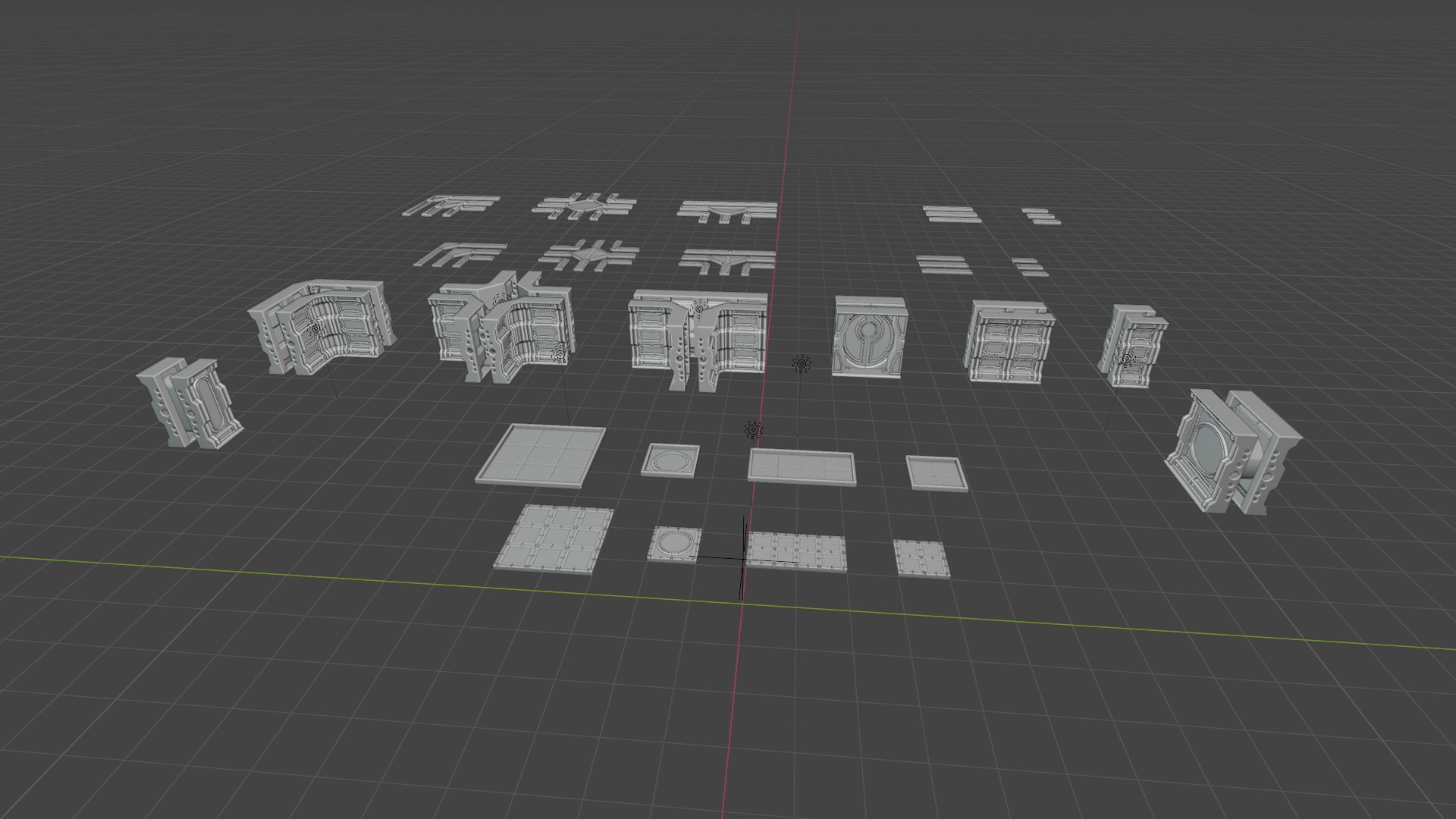 FULL MODULAR STEAMPUNK PACK -Rogue Film Productions Low-poly 3D model_3