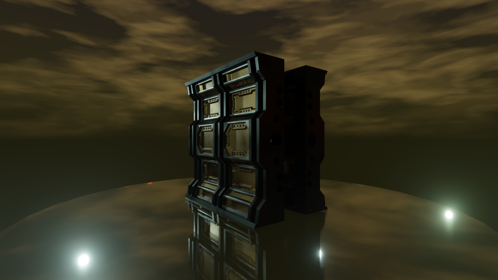 FULL MODULAR STEAMPUNK PACK -Rogue Film Productions Low-poly 3D model_15