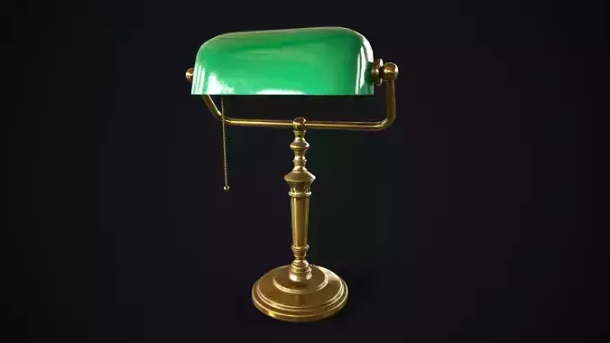 Banker table lamp
