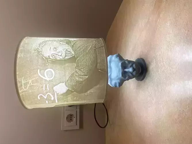 Albert Einstein lithophane lamp commercial use license