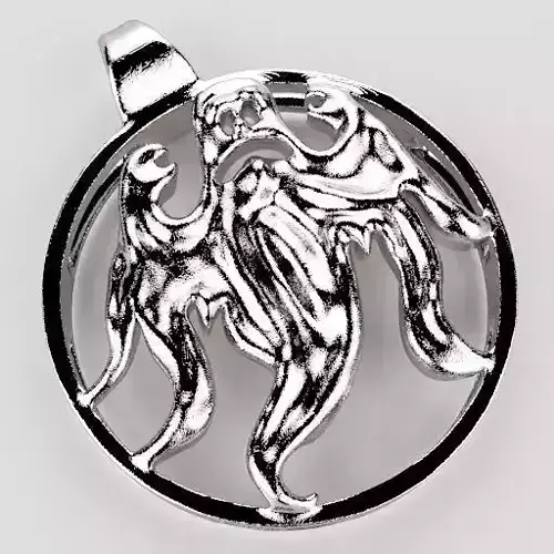 ghost pendant