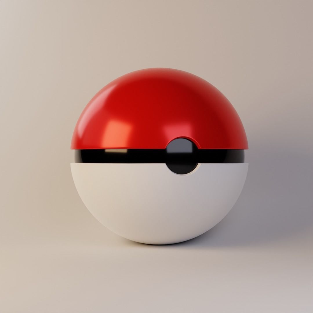 Common Pokeball 3D model_1