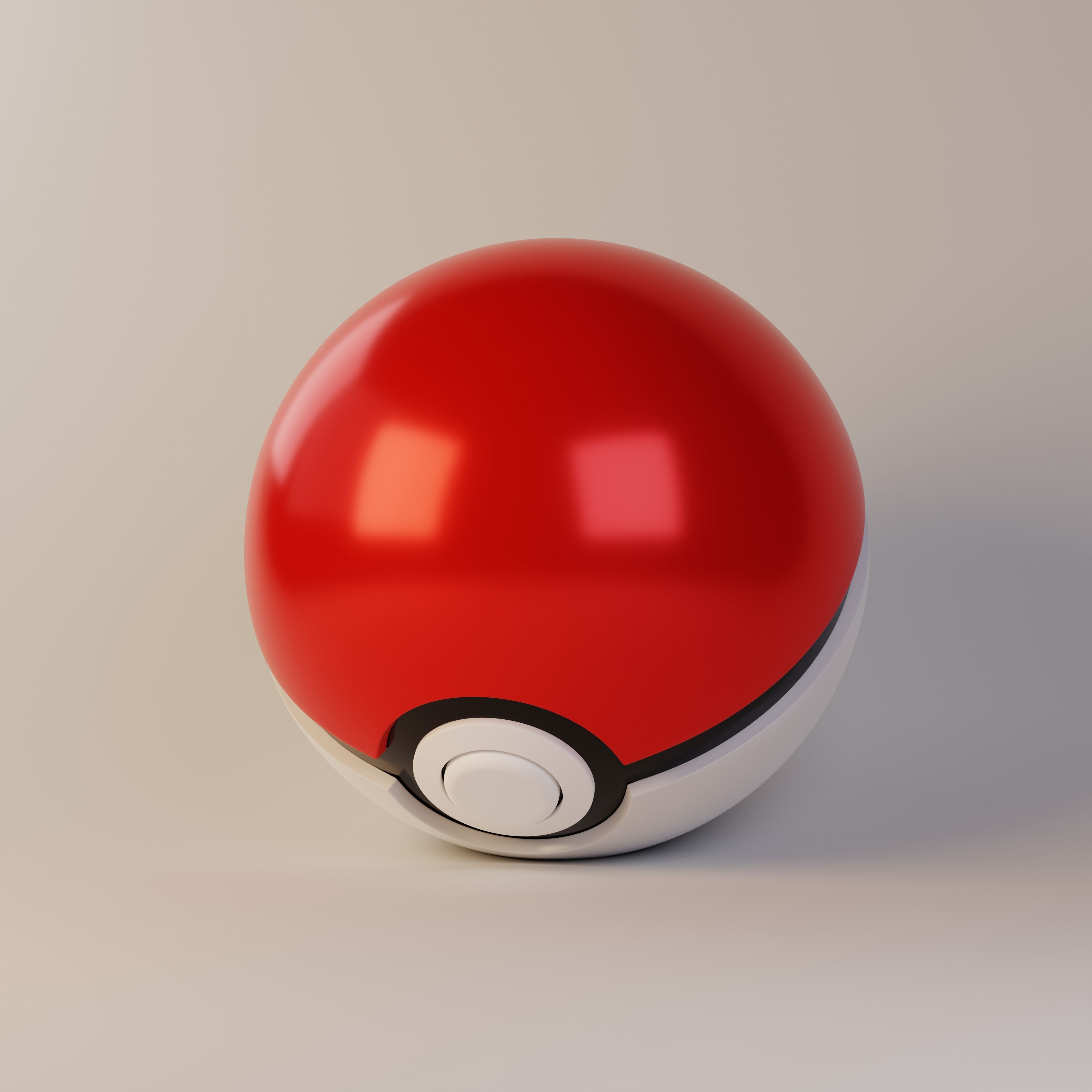 Common Pokeball 3D model_2