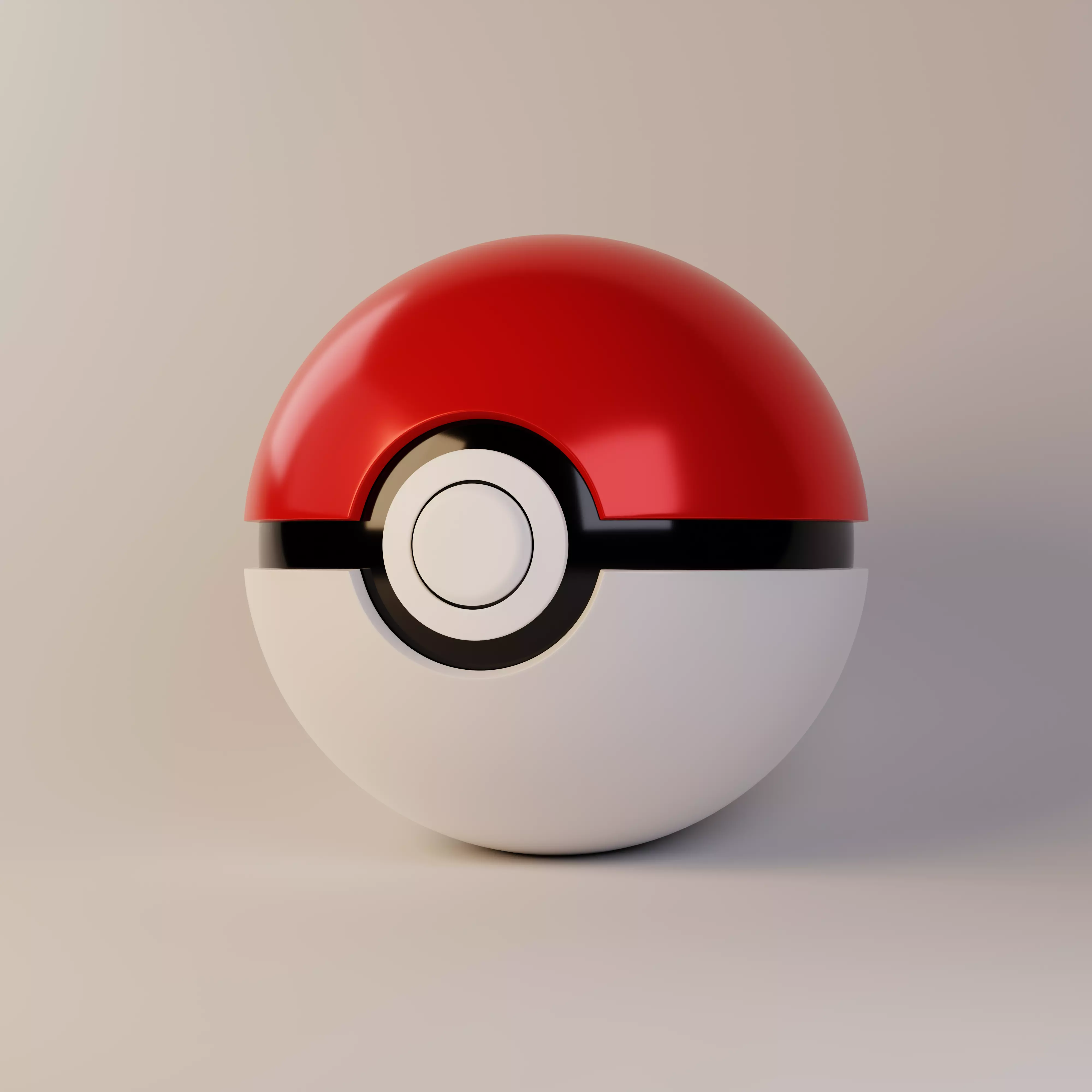 Common Pokeball 3D model_0