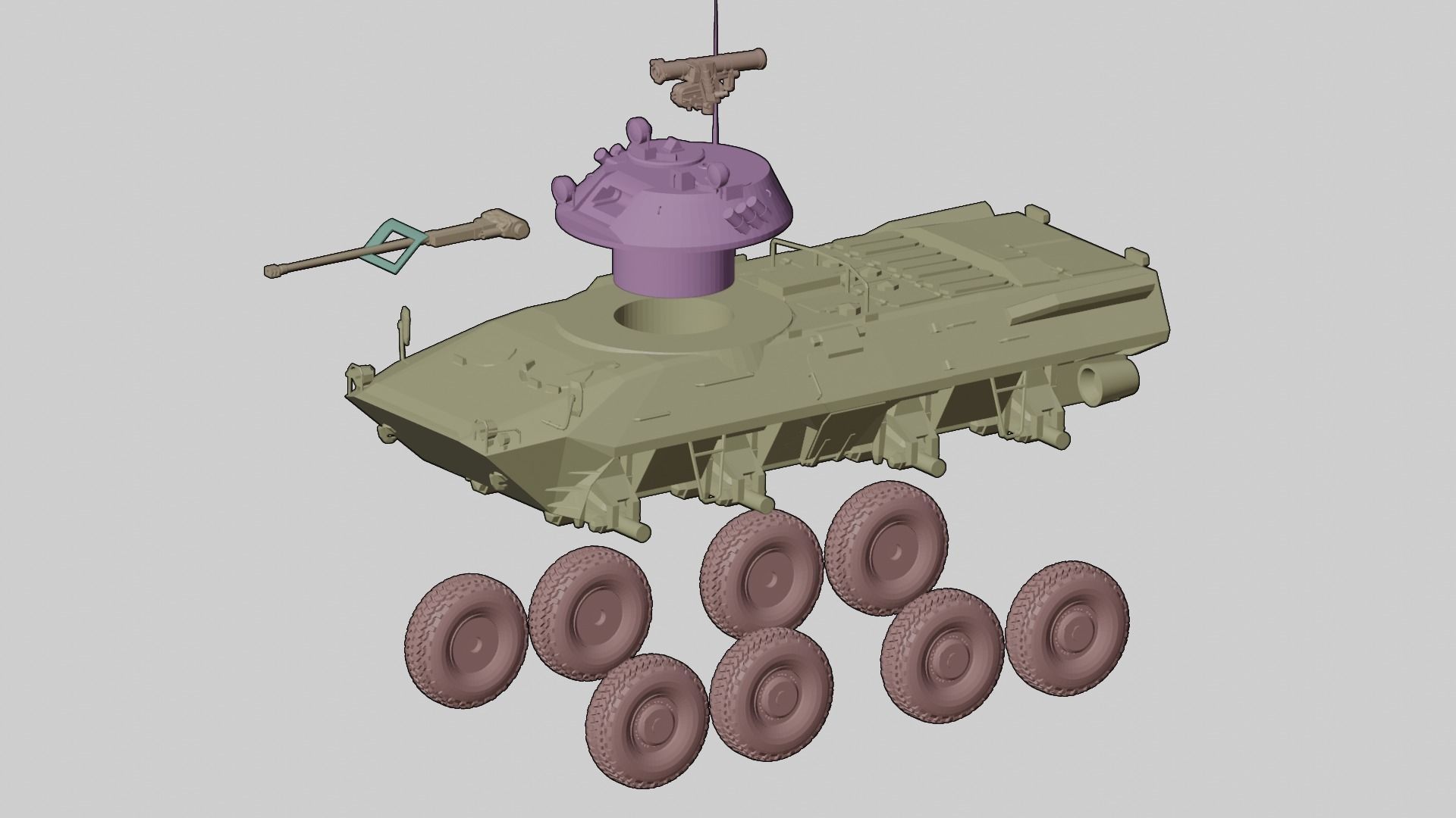 BTR-90 Free 3D print model_5