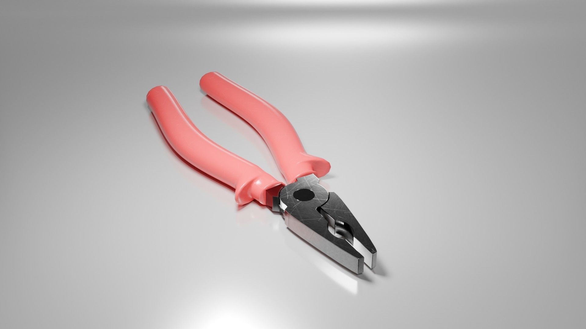 pliers Low-poly 3D model_5